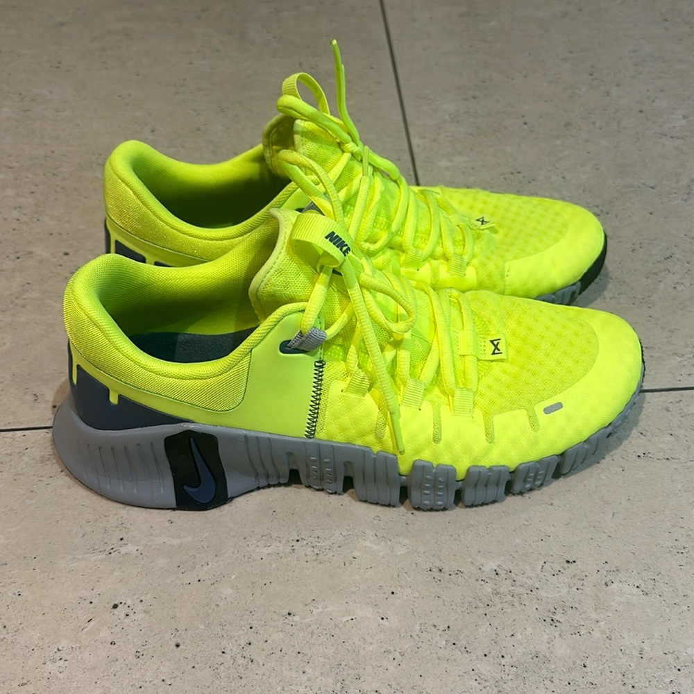 Nike Neon Yellow Athletic Shoes